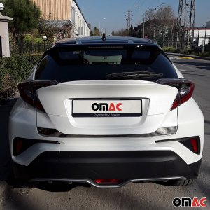 Toyota C-HR Tailgate Trim - Omac - S.Steel - Gloss Silver - 2018-2022